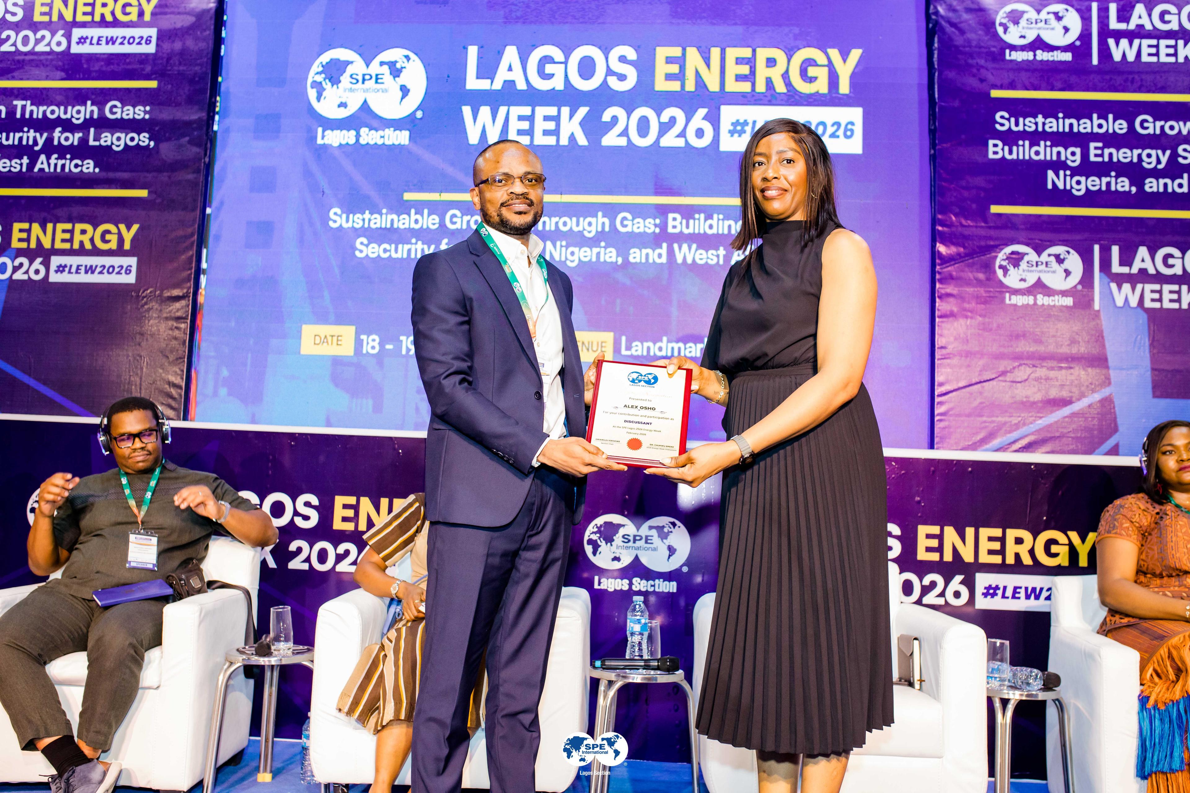 Speaker plaque presentation